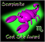 Scorpiosite Cool Site Award - jpg